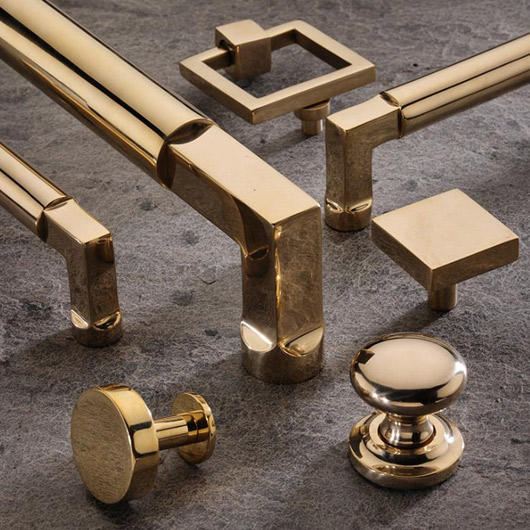 Unlacquered Brass Cabinet Hardware